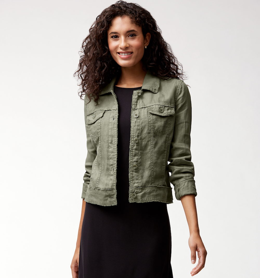 Tommy Bahama Two Palms Raw Edge Jacket - Tea Leaf Tommy Bahama Two Palms Raw Edge Jacket - Tea Leaf