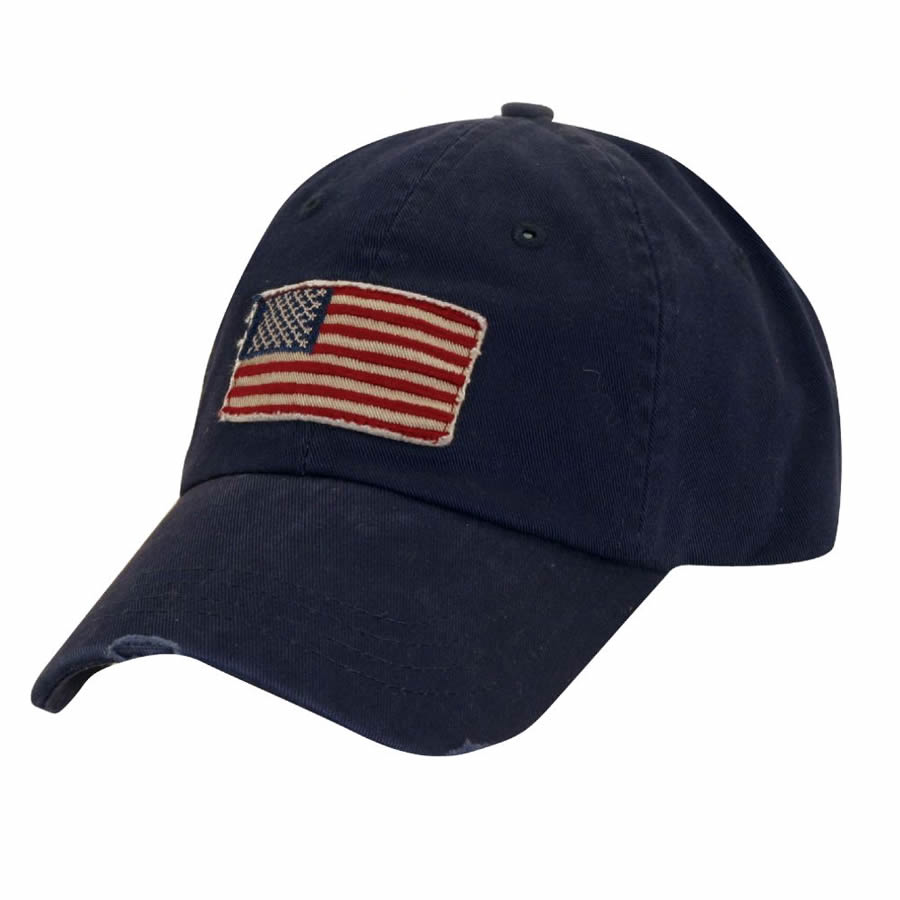 Dorfman Pacific Global Trends USA Panel Cap - Navy Dorfman Pacific Global Trends USA Panel Cap - Navy